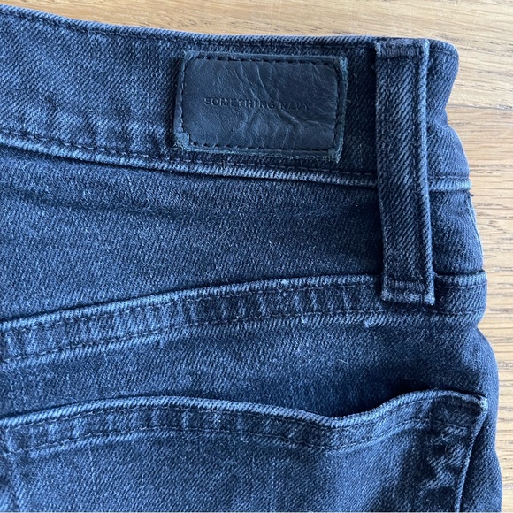 Something Navy Slit Hem Skinny Jeans Size 24 Sold Out - Picture 7 of 9